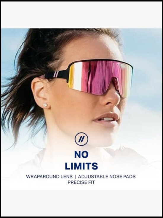 Polarized Wrap-Around Sunglasses with 100% UV Protection